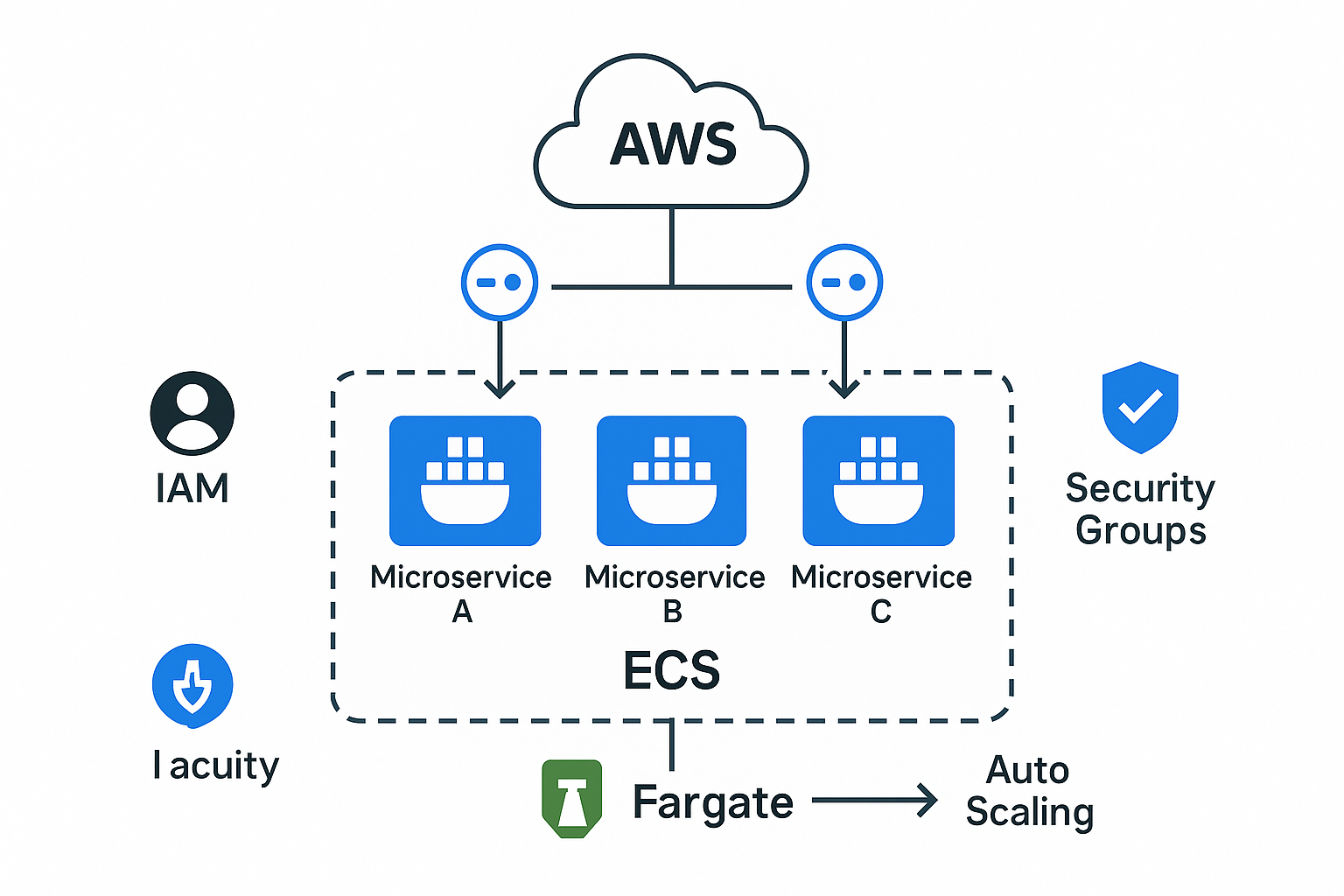 Scalable Microservices Architecture on AWS ECS